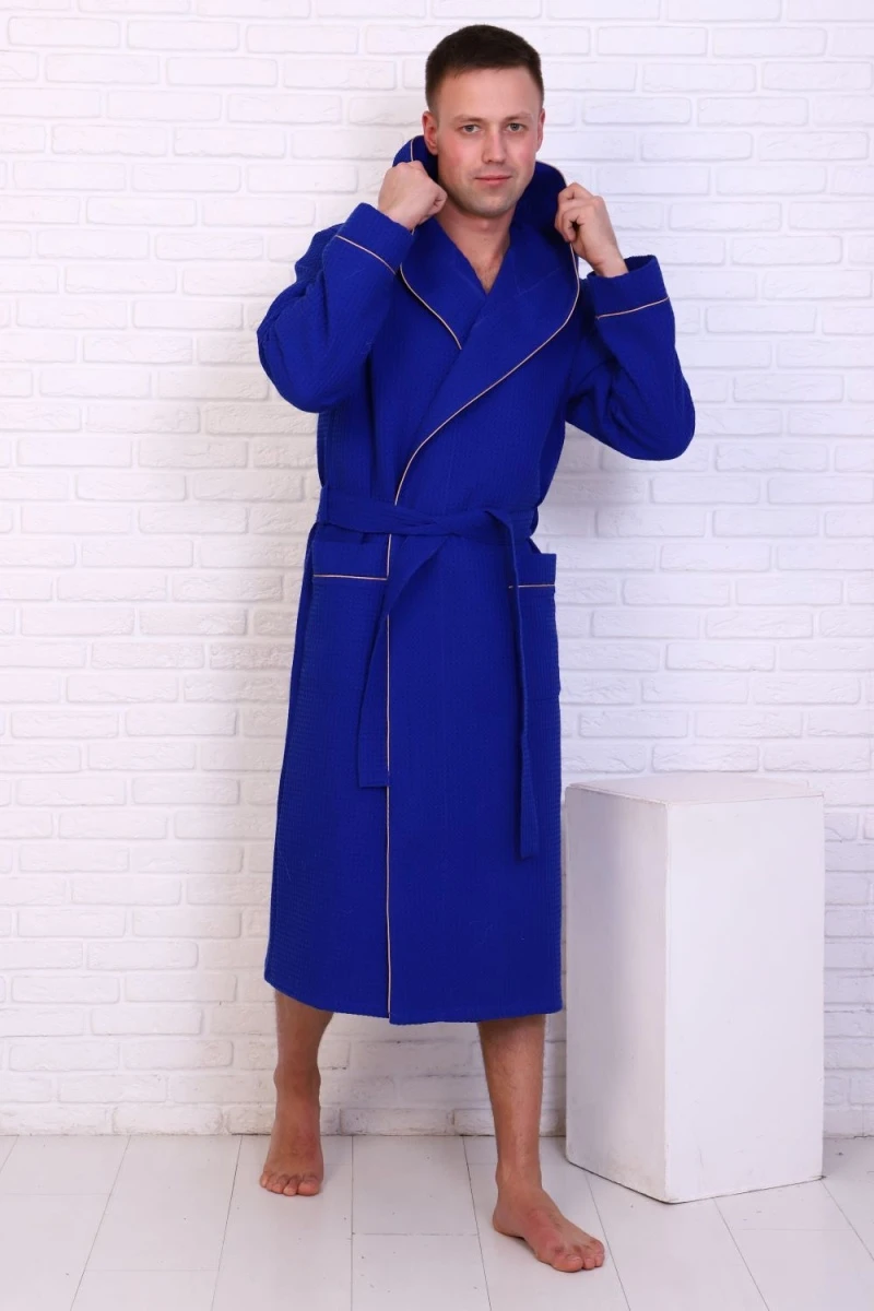 Халат Чемпион ВЧ-242 (васильковый)