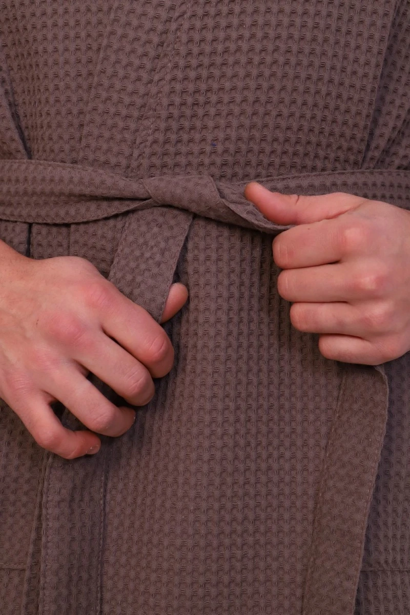 Халат Кимоно ВК-242 (серо-коричневый)