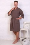 Халат Кимоно ВК-242 (серо-коричневый)