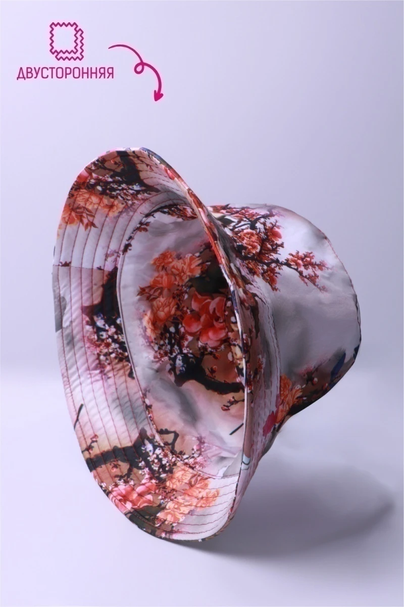 Панама GL410 (белый+коричневый)