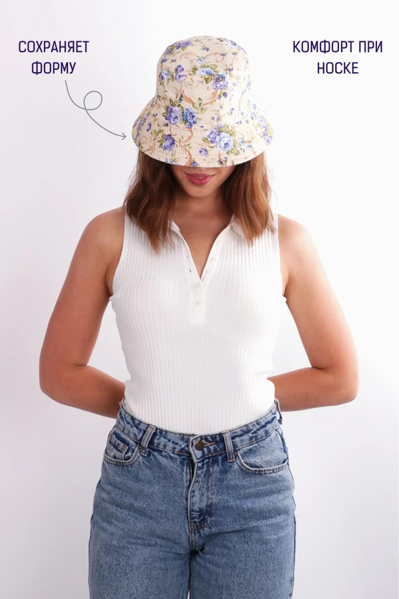Панама GL416 (цветы)