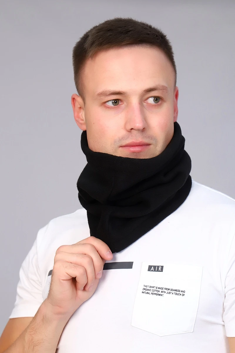 Шапка снуд 63076 (черный)