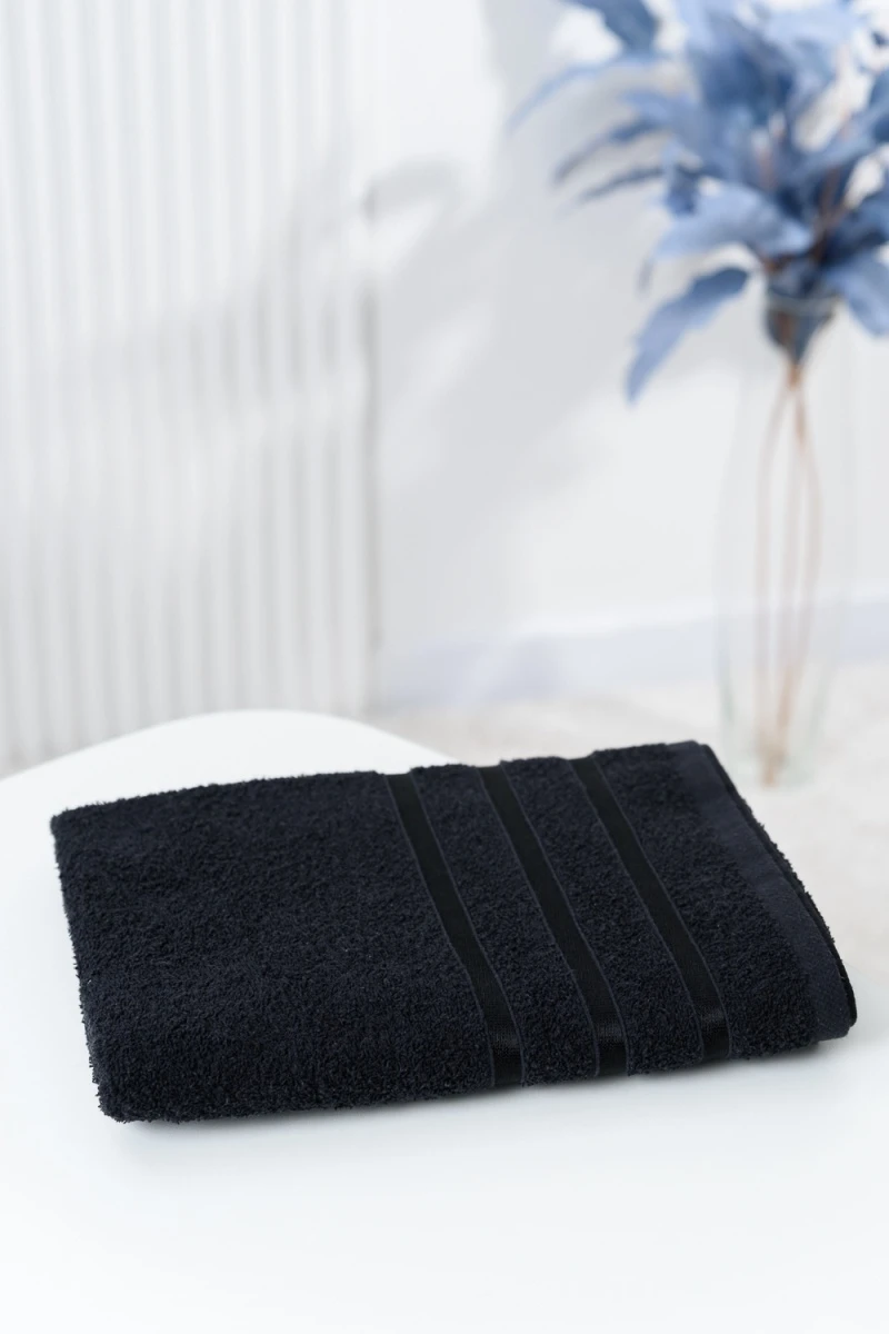 Полотенце Махровое 350гр (черный)