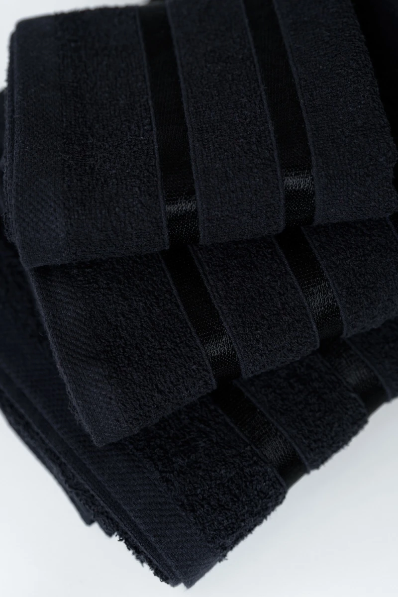 Полотенце Махровое 350гр (черный)