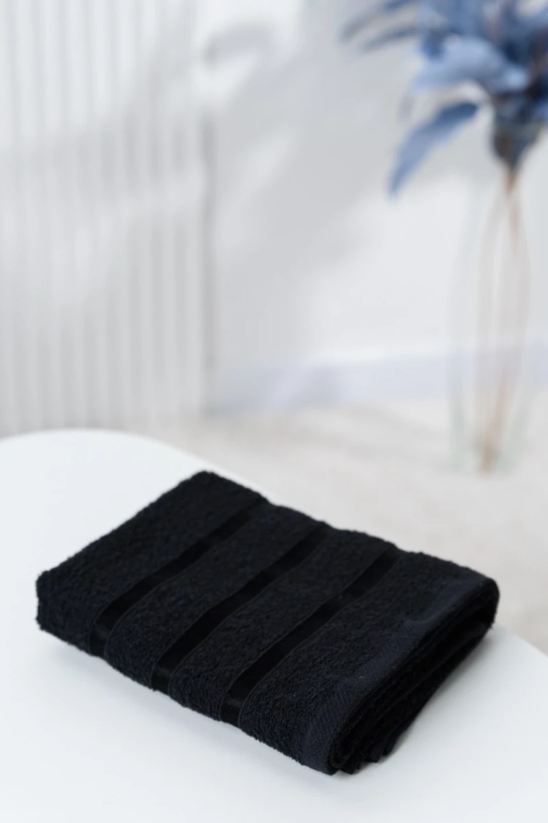 Полотенце Махровое 350гр (черный)