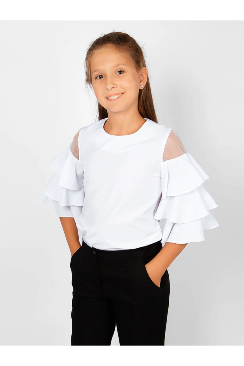 Блузка 0199/1 (белый)