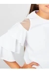 Блузка 0199/1 (белый)