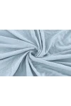 Простыня на резинке, с высотой борта 25 см boiled cotton - Вареный (стираный) хлопок» (голубой)