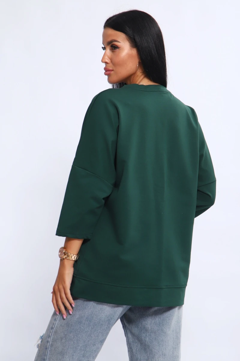 Свитшот 375702 (зеленый)