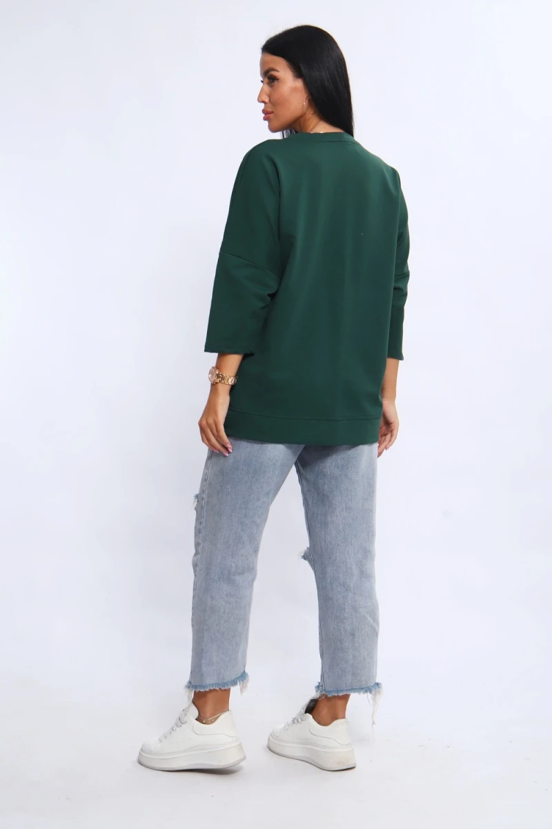 Свитшот 375702 (зеленый)