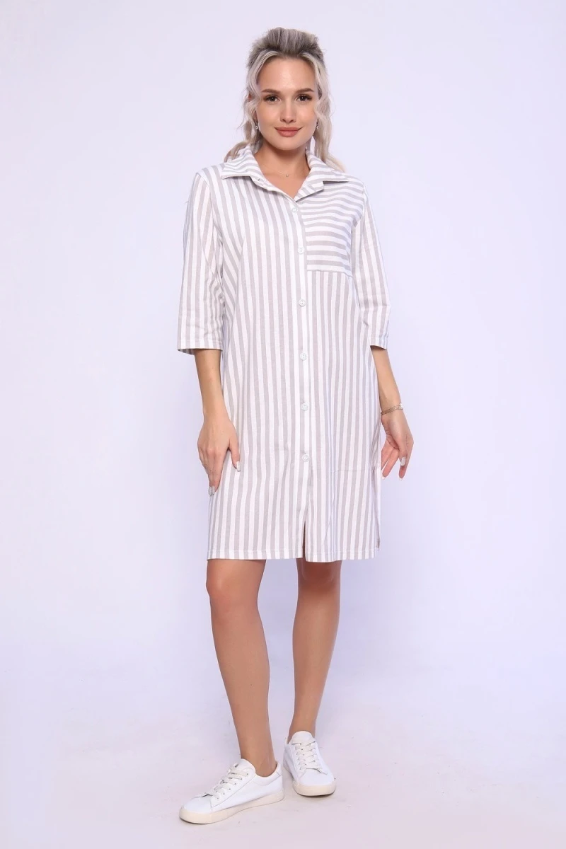 Туника на пуговицах - Medical Designe - 464 - серый