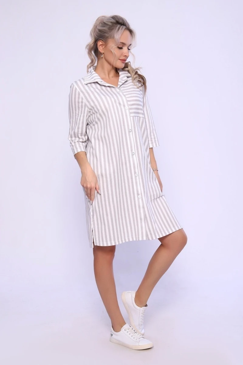 Туника на пуговицах - Medical Designe - 464 - серый