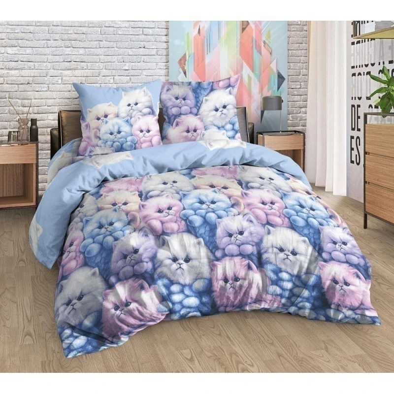 КПБ "МИЛАН" бязь "Милашки" подростковый с одной наволочкой