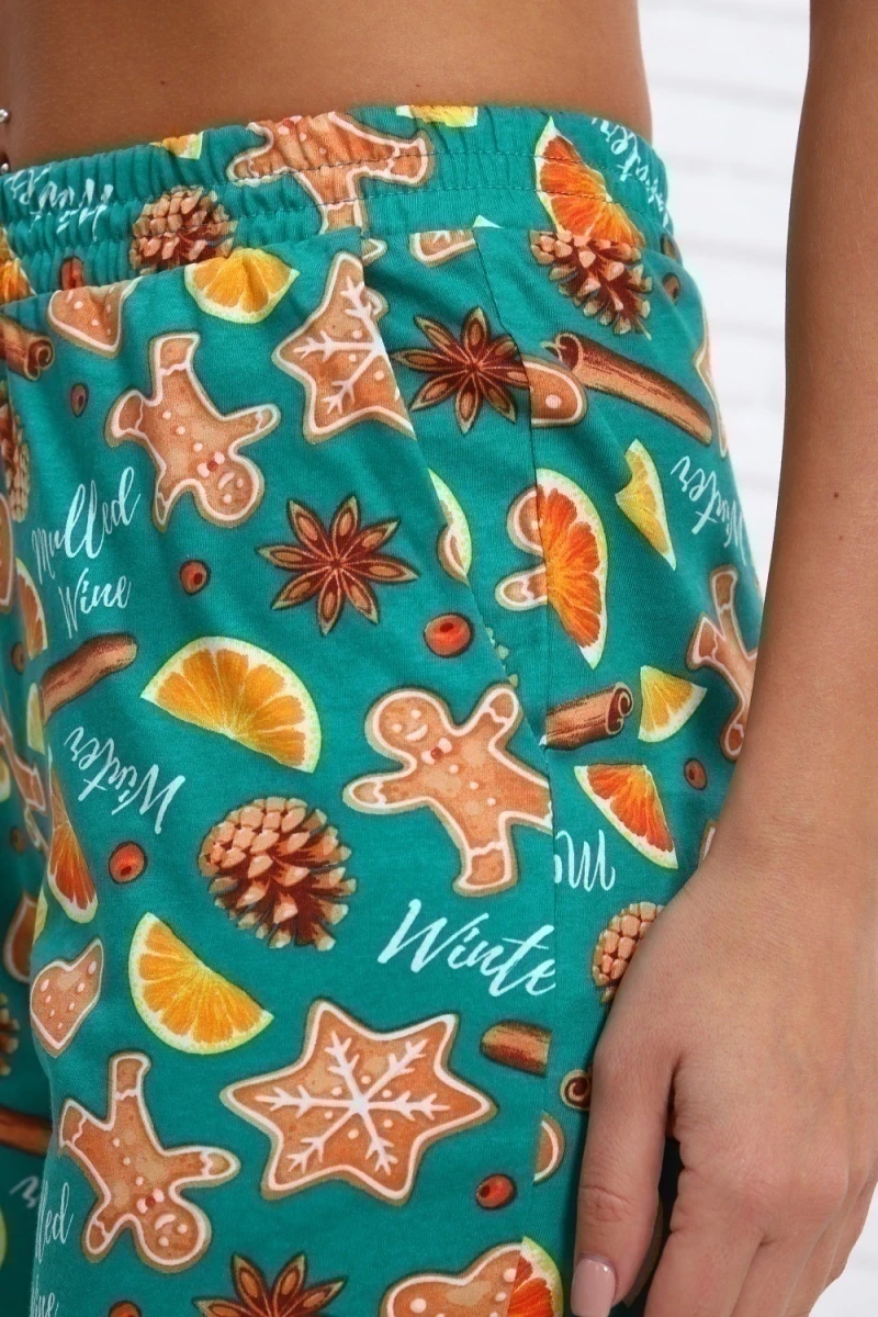 Брюки 1034 (изумруд)