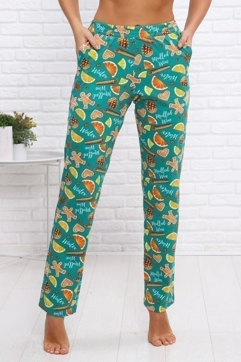 Брюки 1034 (изумруд)