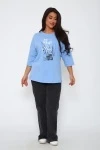 Туника 00018 (голубой)