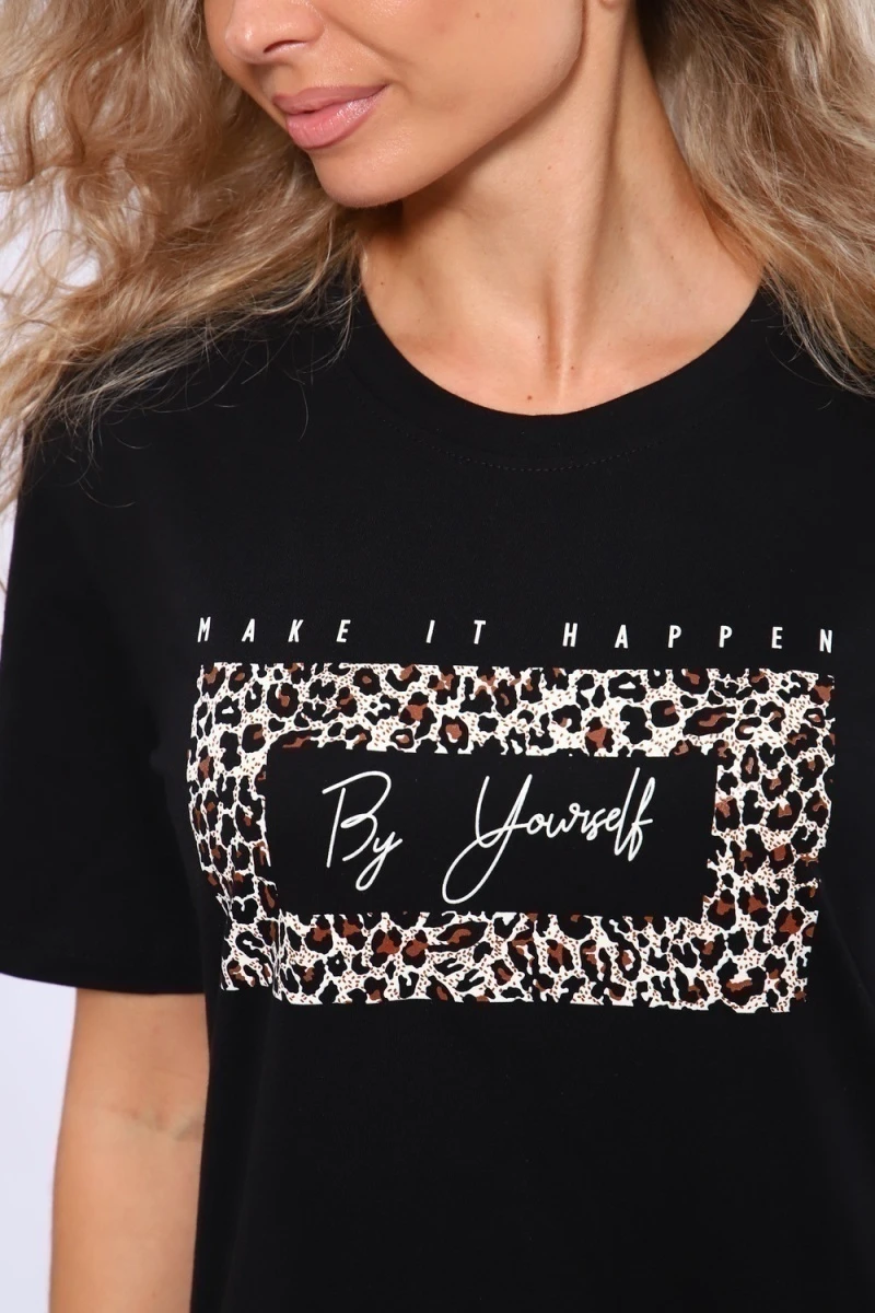 Костюм с брюками 35876 (леопард)