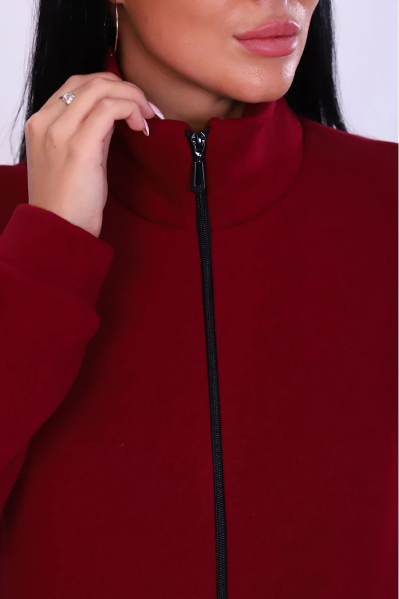 Костюм с брюками 19129 (бордо)