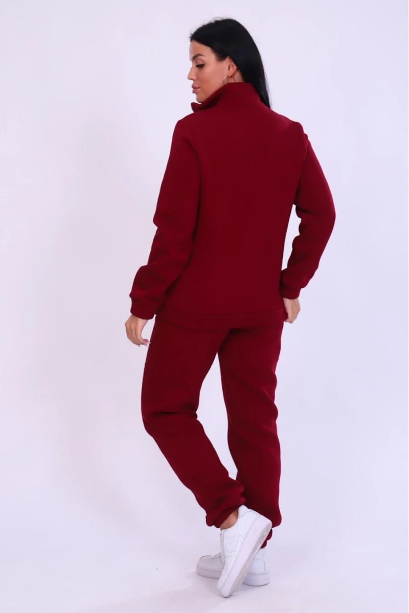 Костюм с брюками 19129 (бордо)