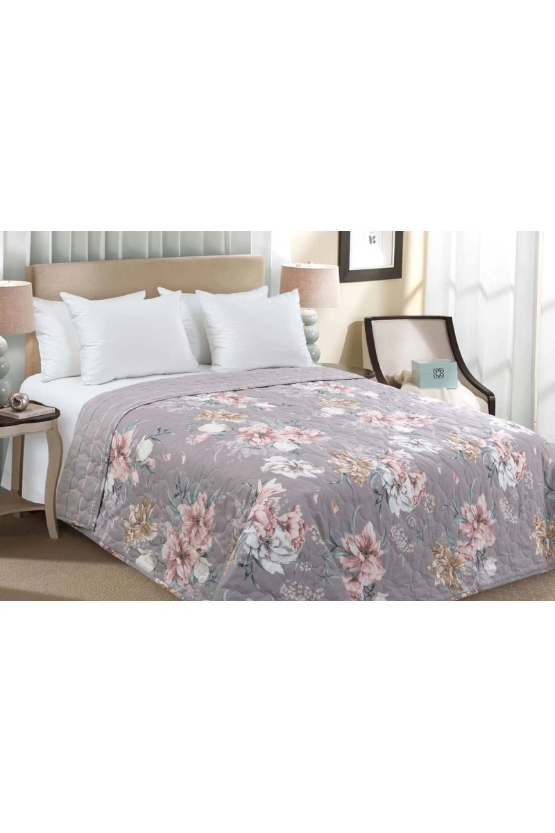 Покрывало стеганое Мгновение 3, Перкаль (коричневый)