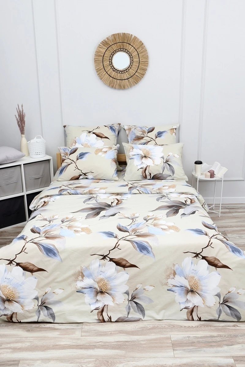 Наволочка поплин Кристи (песочный)