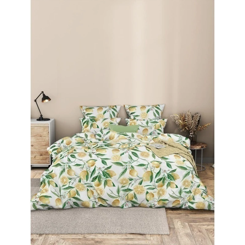 КПБ "Ночь нежна" поплин "Лимоны"