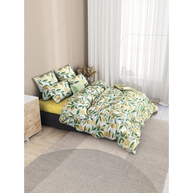 КПБ "Ночь нежна" поплин "Лимоны"