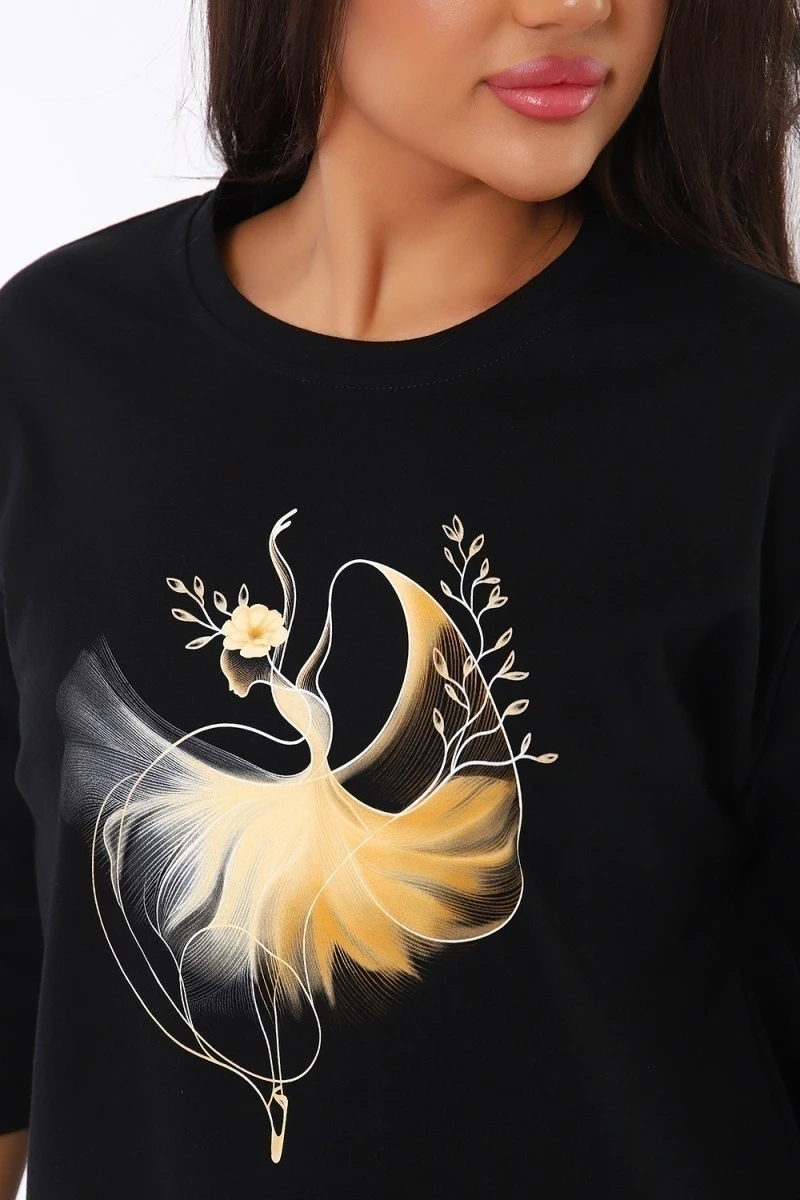 Лонгслив ЛЖ096 (черный)