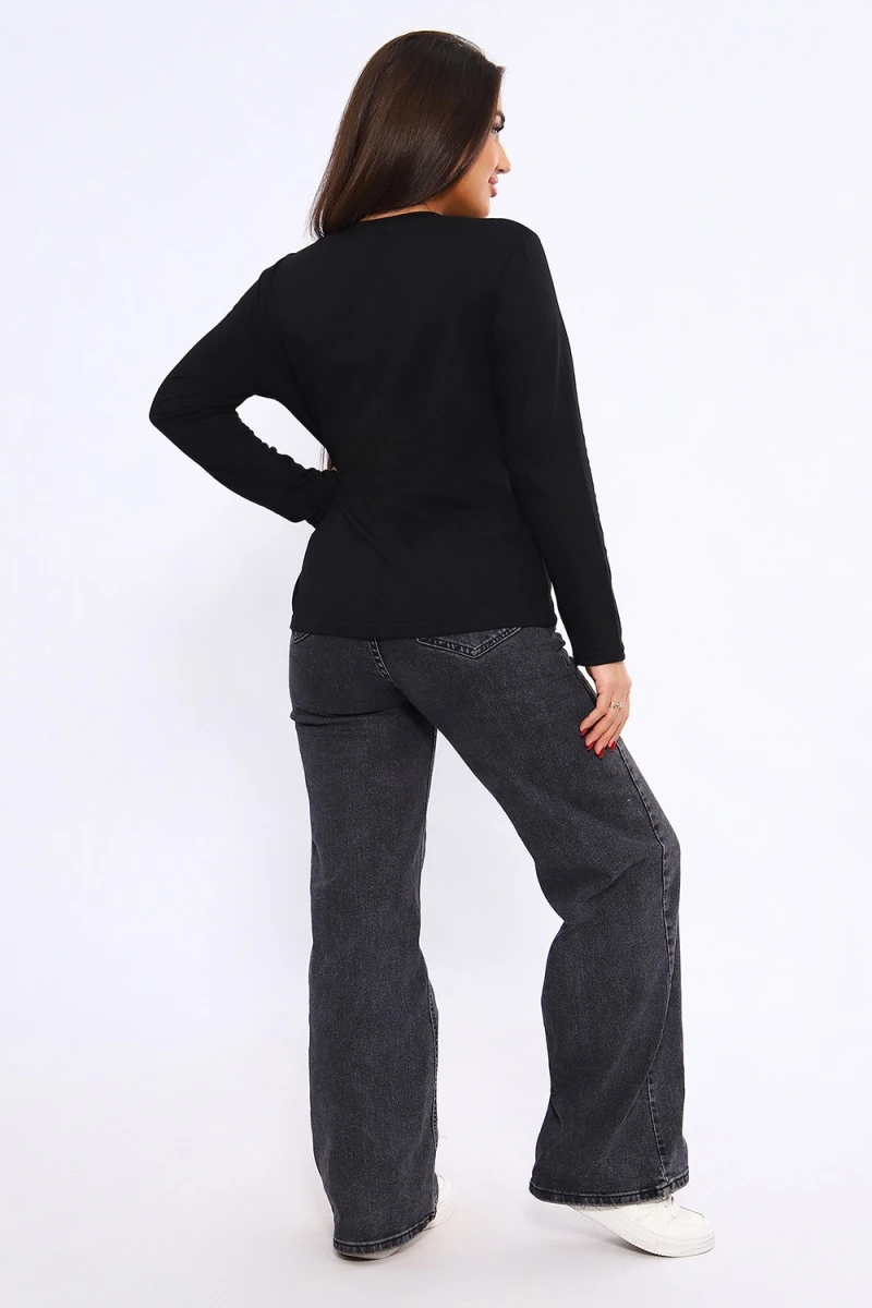 Лонгслив ЛЖ094 (черный)