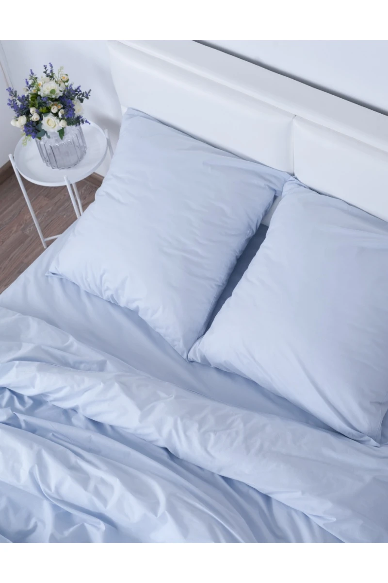 Наволочки 2 штуки "МИЛАН" поплин "Серый туман" (г/к) 