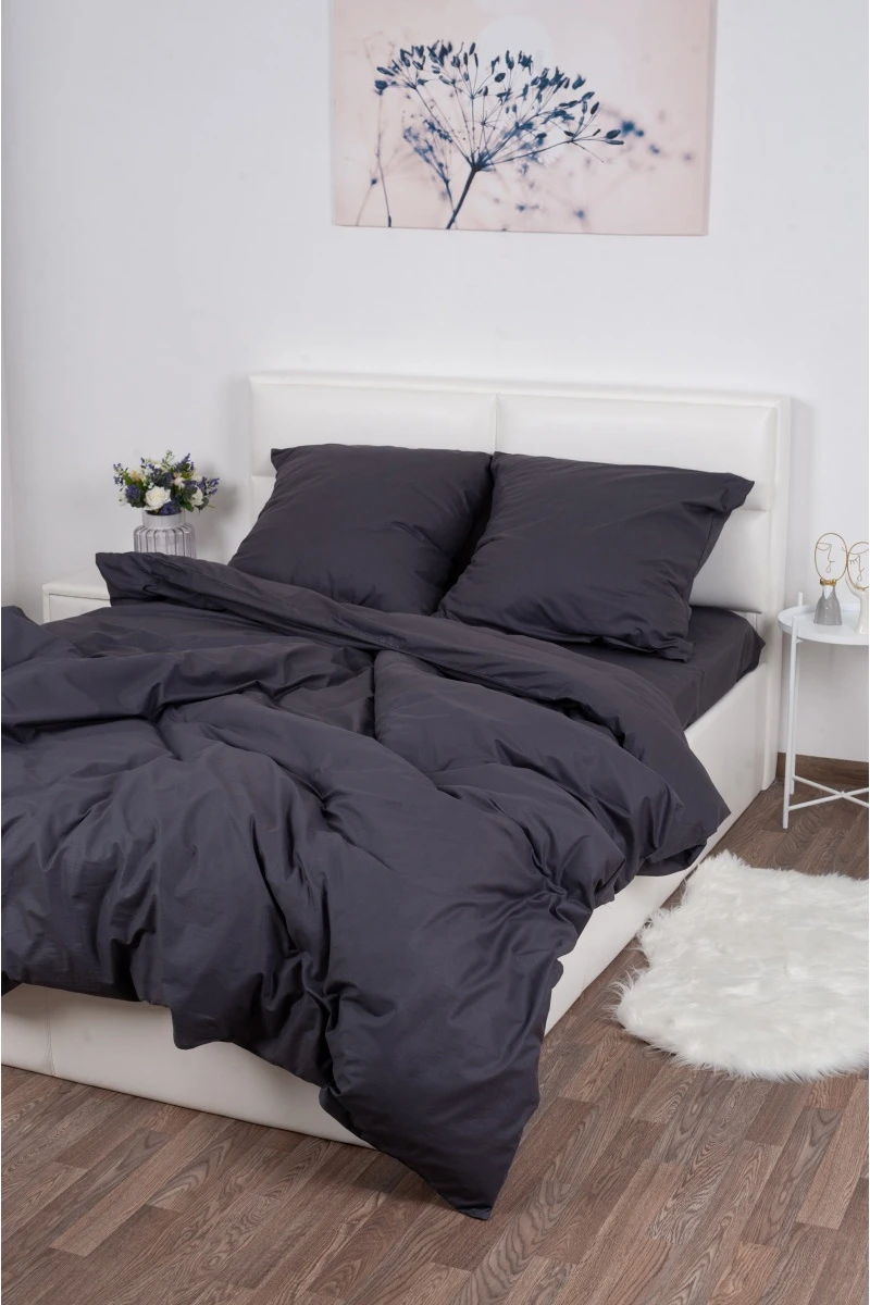 Пододеяльник "МИЛАН" поплин "Грэй" (г/к)