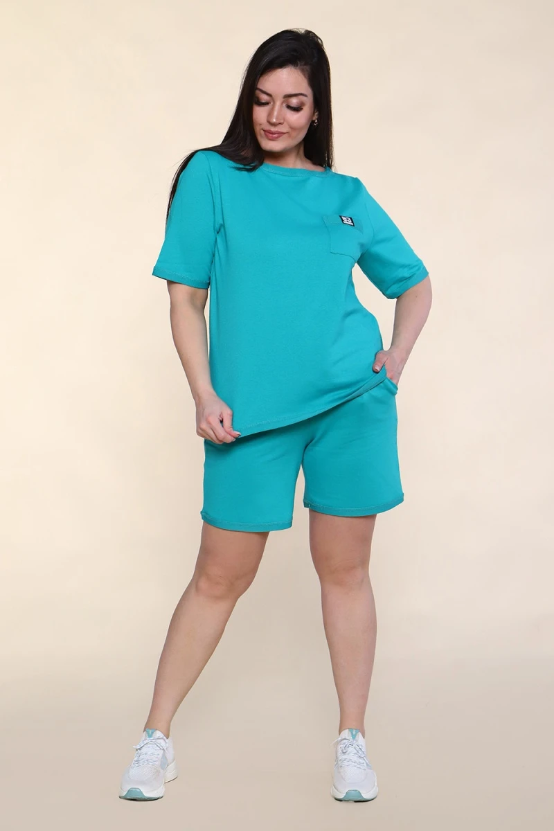 Костюм футболка+шорты - Discovery - 600 - зелёный