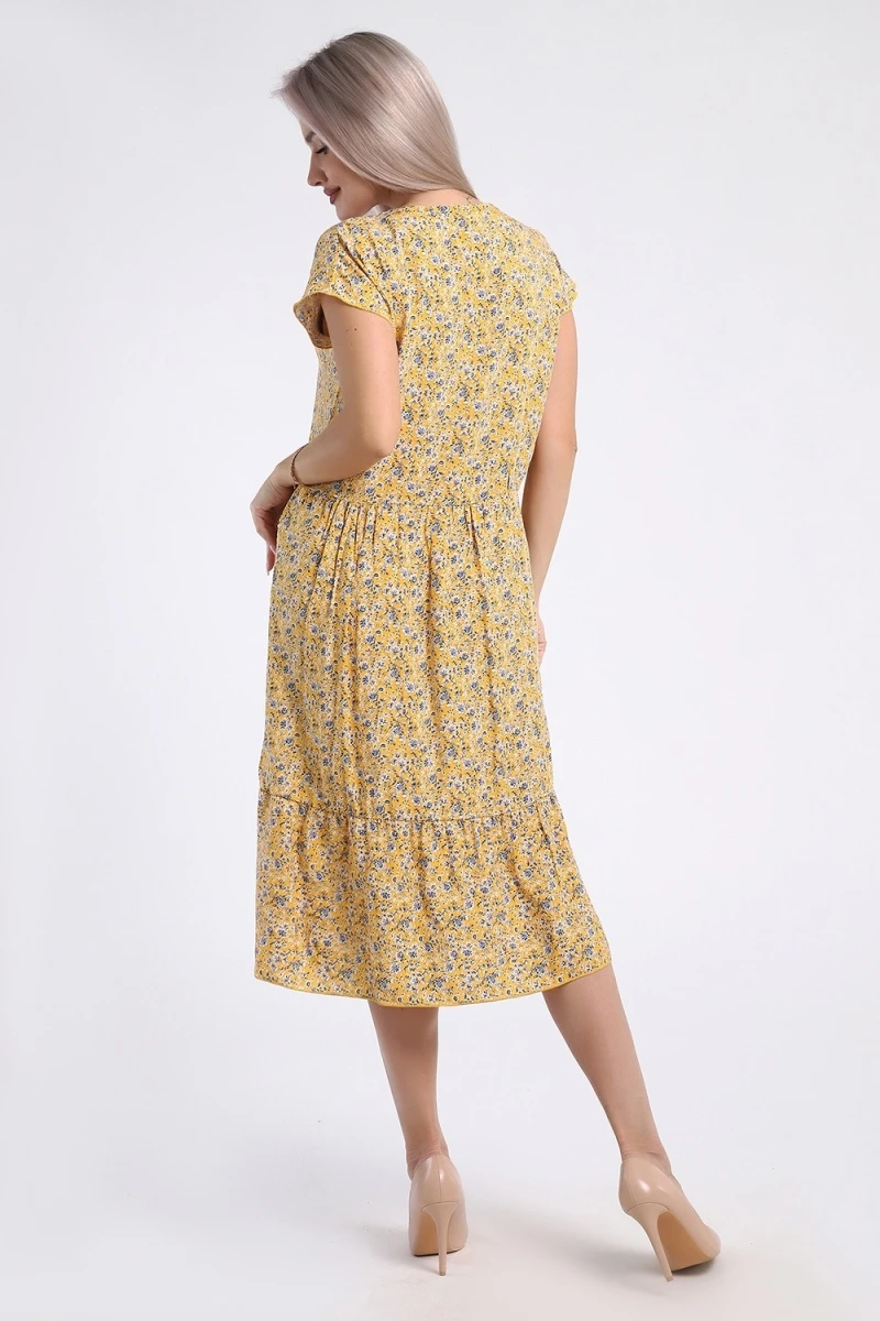 Платье женское - 735 - желтый