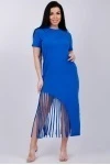 Платье "Калипсо 4" василёк, трикотаж (М)