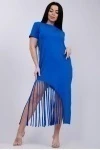 Платье "Калипсо 4" василёк, трикотаж (М)