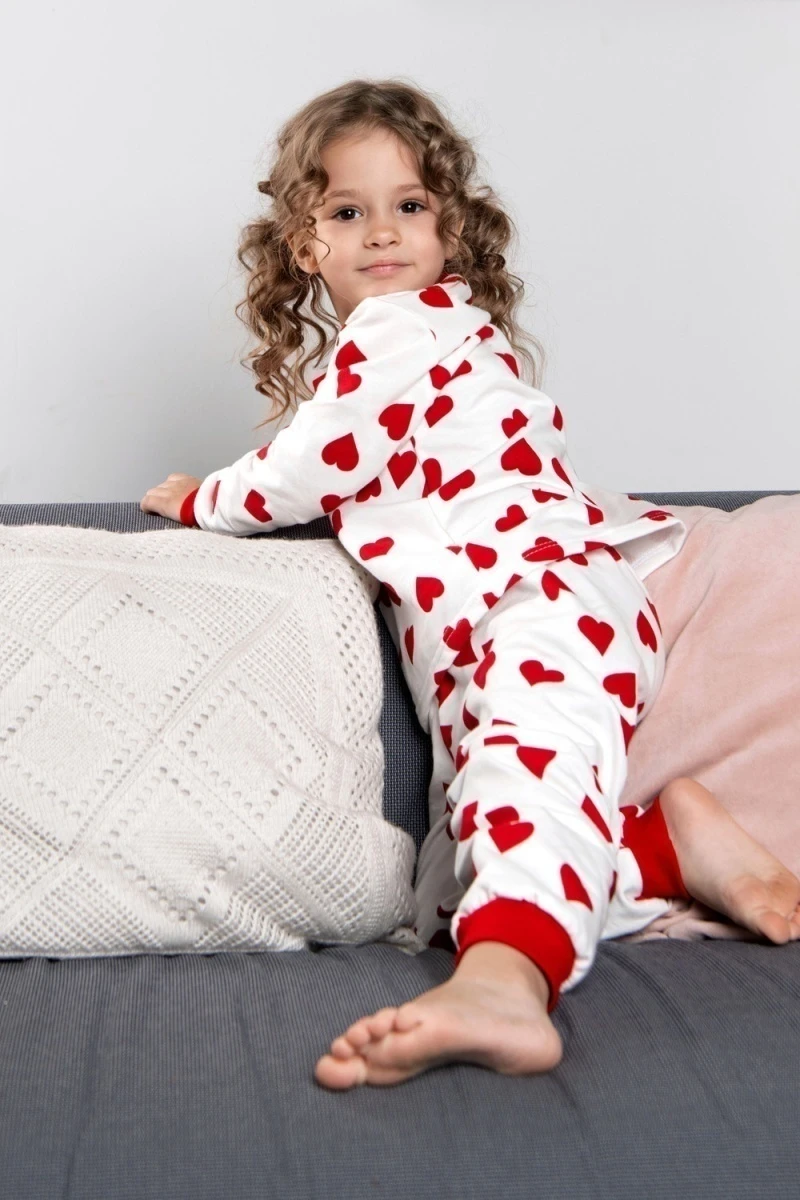 Пижама с брюками Любимка (белый)