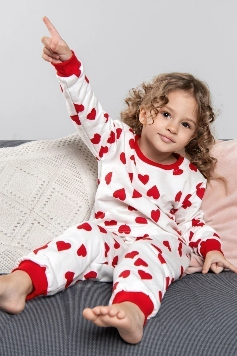 Пижама с брюками Любимка (белый)