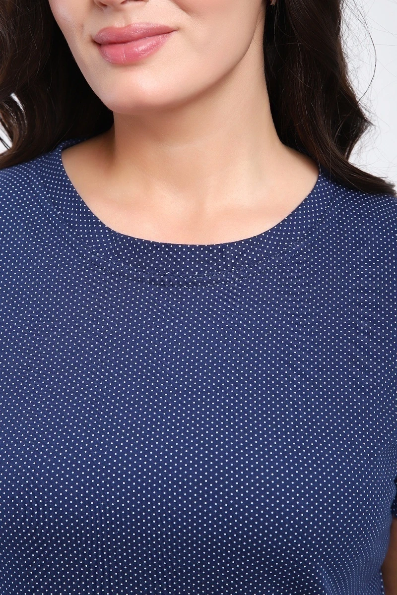 Пижама с шортами 24258 (темно-синий)