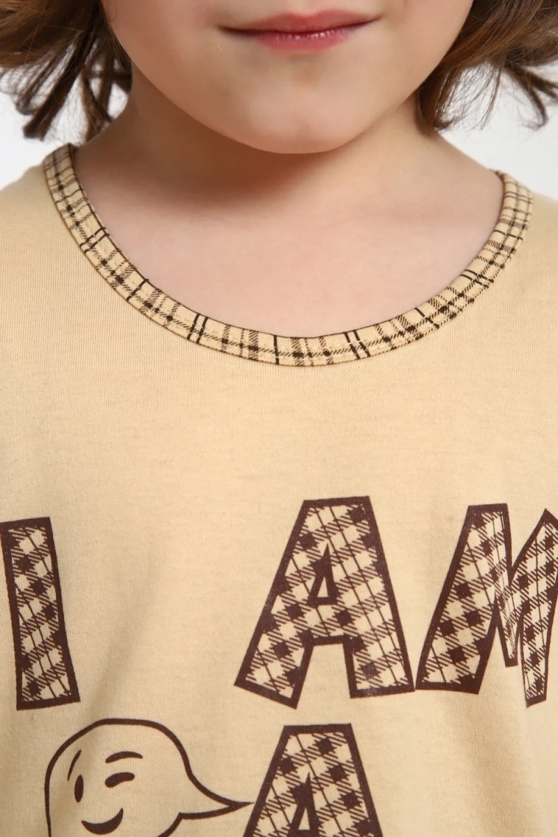 Пижама с брюками 78516 (бежевый)