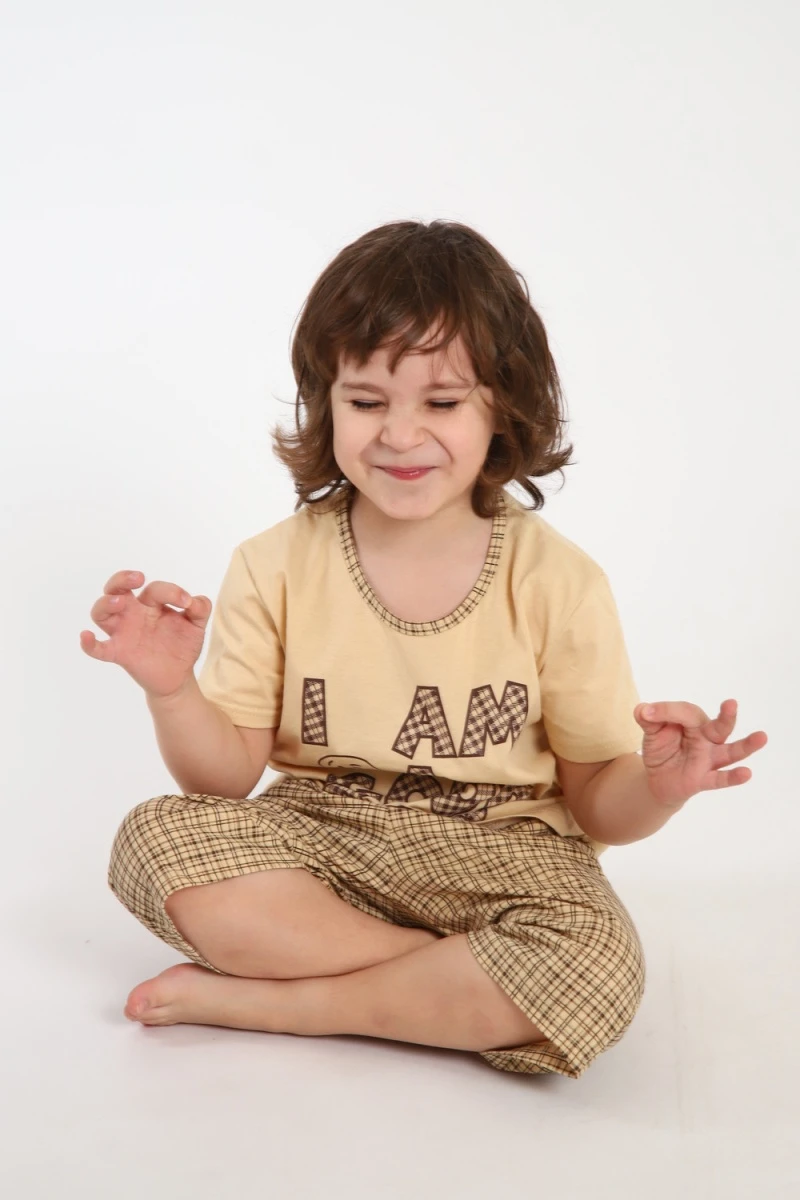 Пижама с брюками 78516 (бежевый)