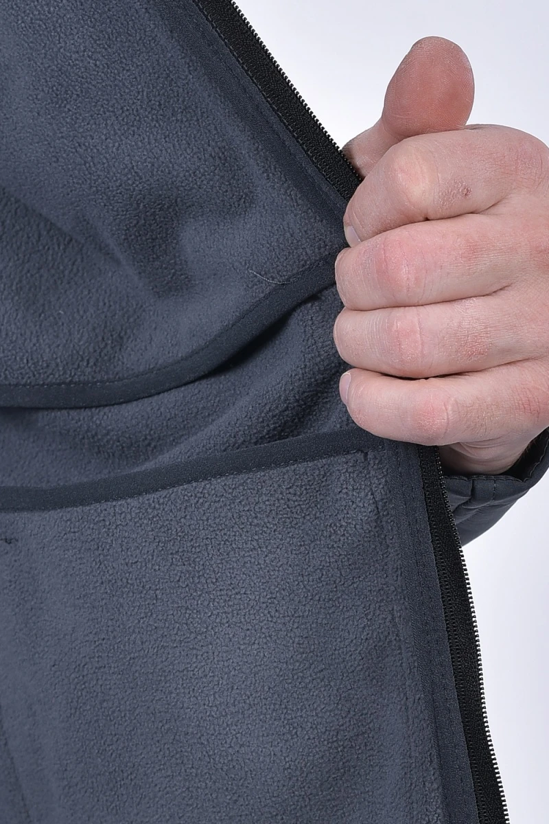 Костюм с брюками охотничий рыболовный на молнии (серый)