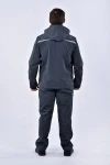 Костюм с брюками охотничий рыболовный на молнии (серый)