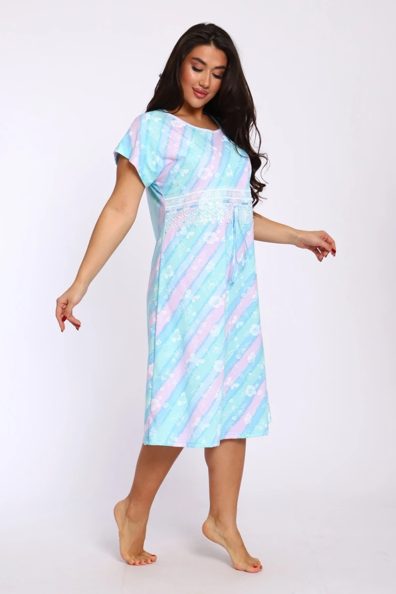 Сорочка 21614 (голубой)