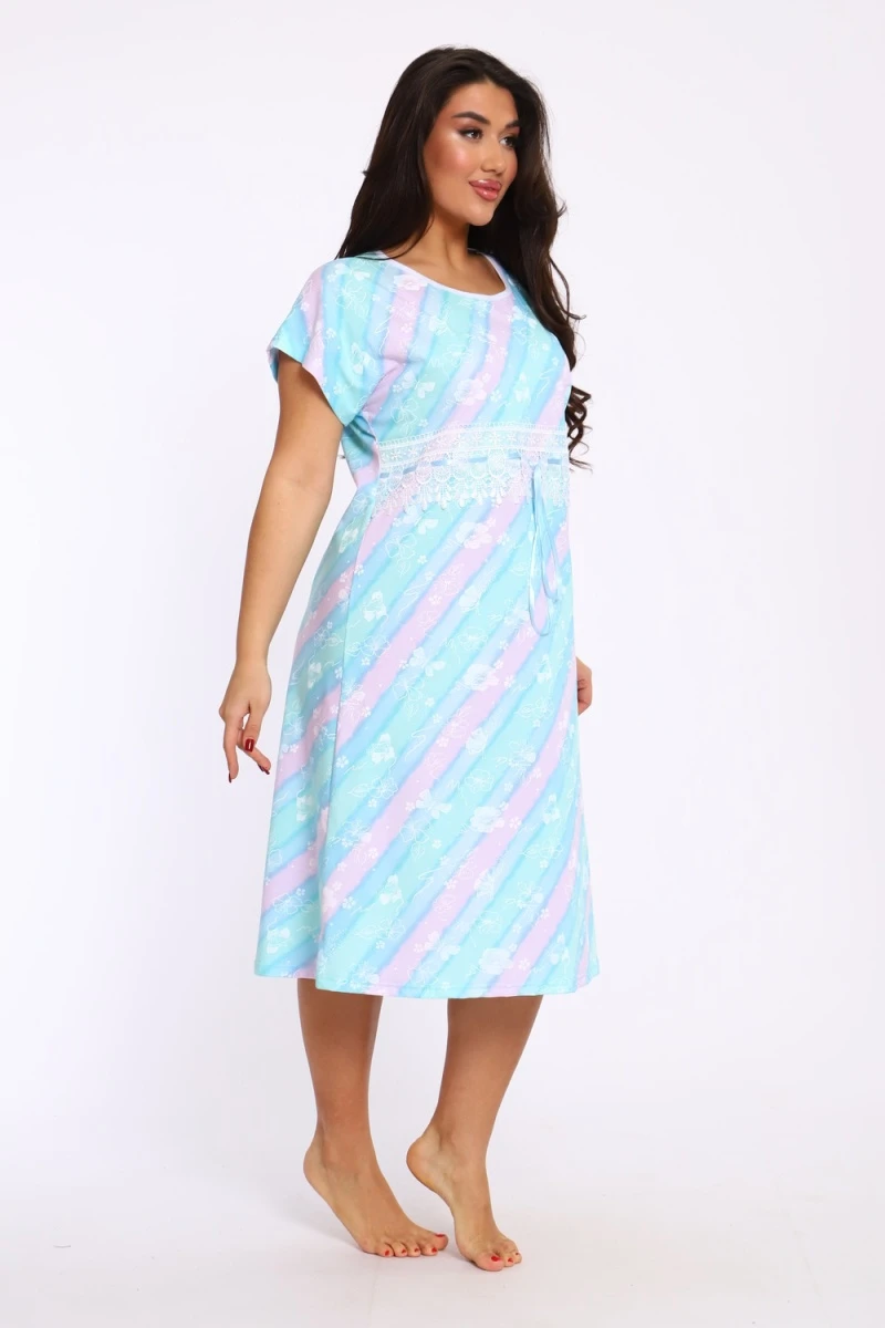 Сорочка 21614 (голубой)