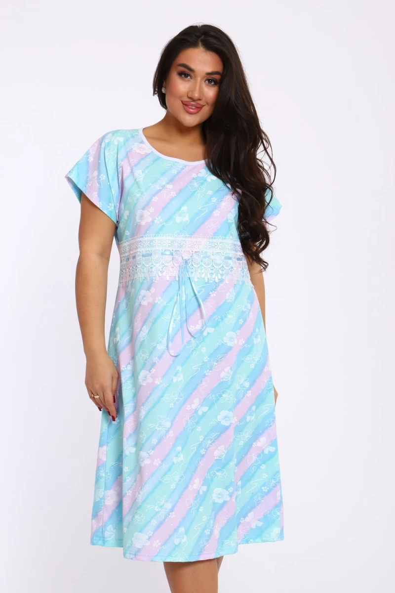 Сорочка 21614 (голубой)