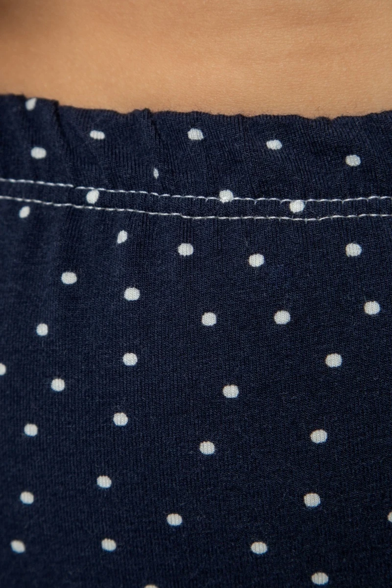 Костюм с брюками 25-02 (белый/синий)