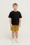 Детский костюм с шортами ДП/бруклин (бруклин/желтый/черный)