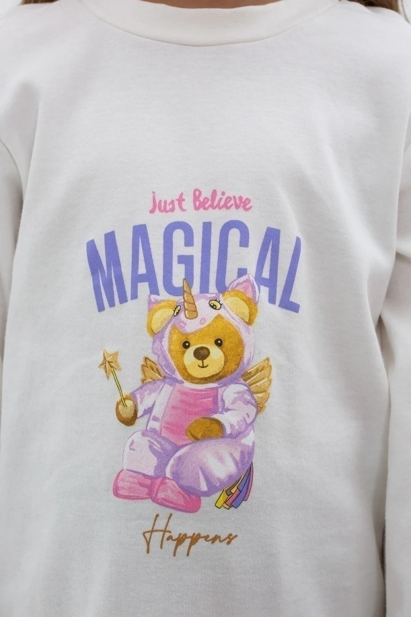 Пижама с брюками 10118 Магия (кремовый, бежевый)