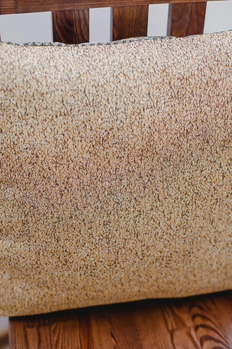 Наволочка декоративная 50х50 Филин с зеленой веткой (зеленый)