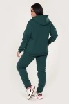 Костюм с начесом стиль oversize - XXI - 399 - изумрудный
